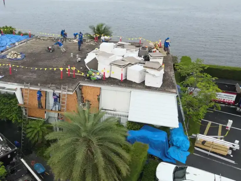 Commercial roof work in Palm Beach County