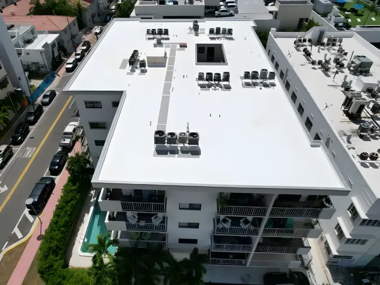 Commercial roofing project by Molsbee Roofing