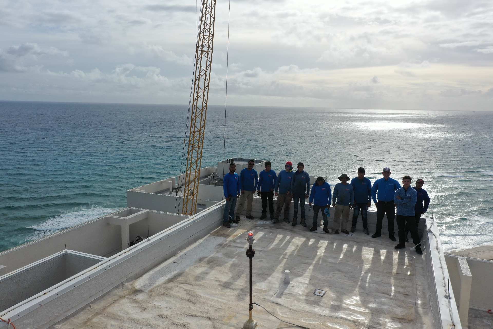 Molsbee Roofing team at work
