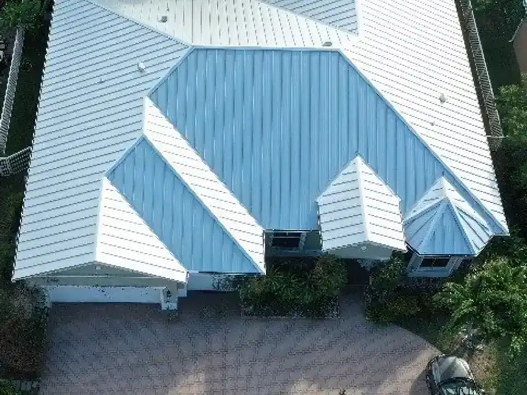 Metal roof work in Palm Beach County