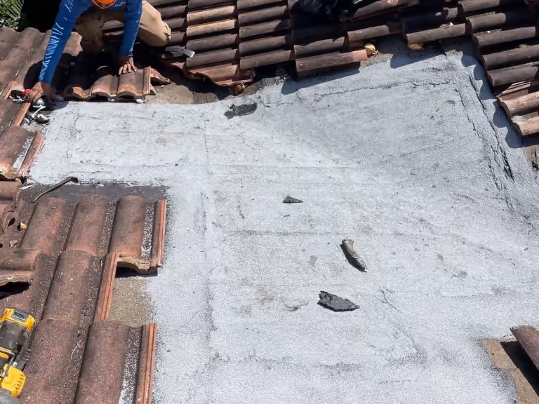 Tile roof repair in Palm Beach County
