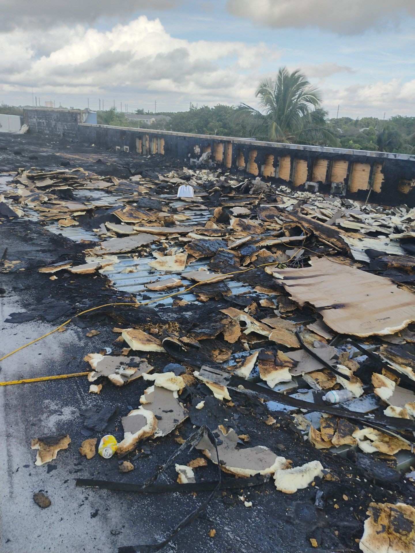 Storm-damaged roof assessment
