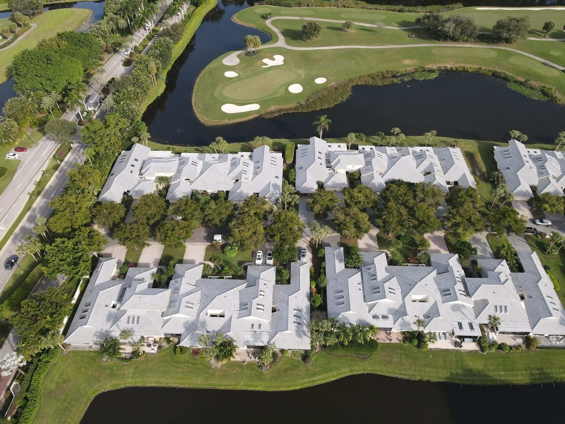 Waters Edge property aerial view