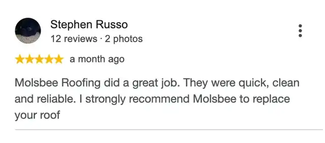 5-star Google review from Stephen Russo